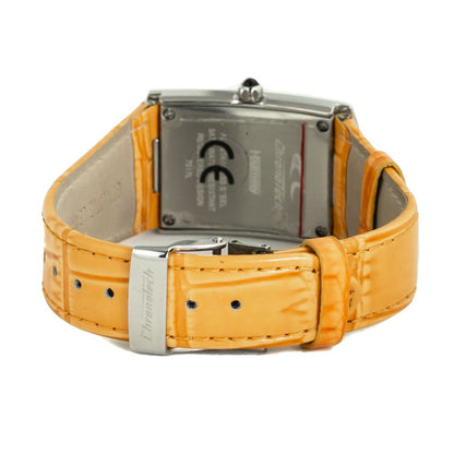Chronotech Orange Leather Dress Watch 1728,67434610848,Accessories,Chronotech,Dress Watches - Watches - Accessories,New with tags,Orange,Watches - Accessories,Women