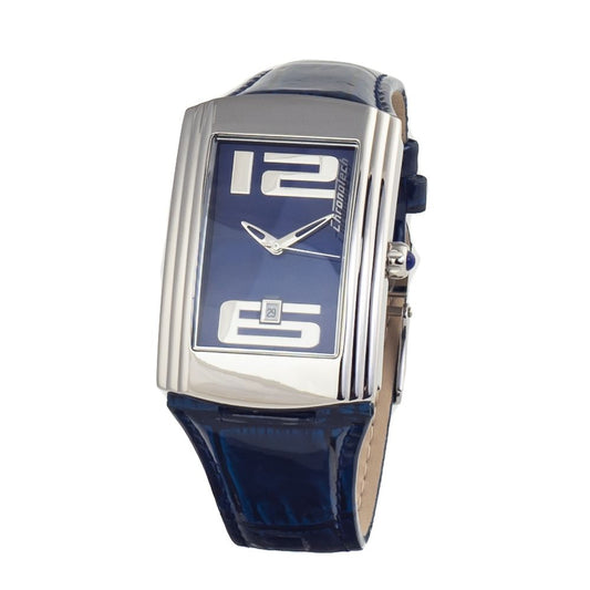 Chronotech Blue Leather Dress Watch 1728,67434610848,Accessories,Blue,Chronotech,Dress Watches - Watches - Accessories,Men,New with tags,Watches - Accessories