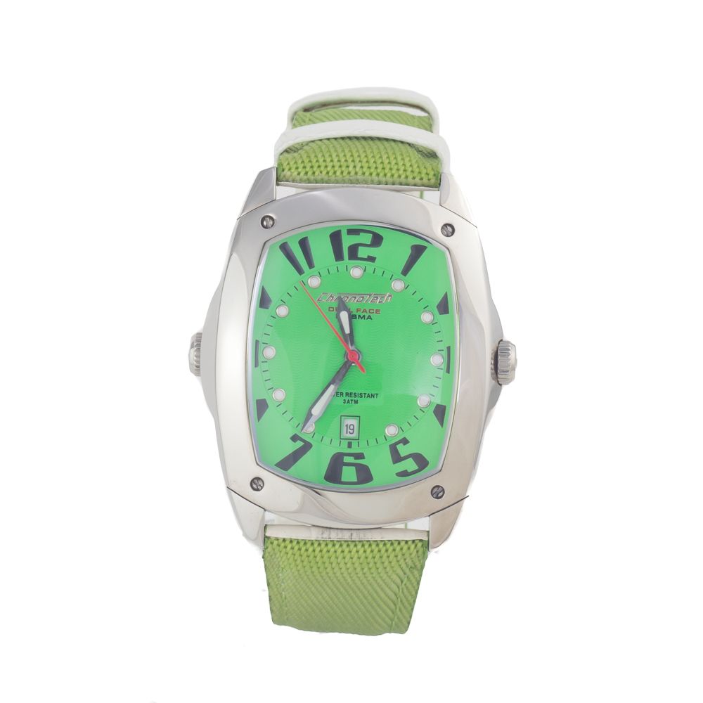 Chronotech Bicolor Leather Dress Watch