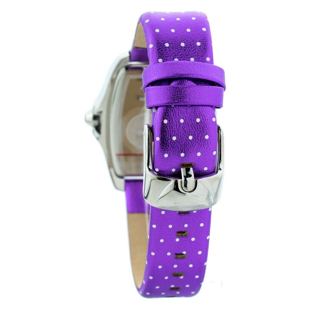 Chronotech Purple Leather Watch CHCT7896LS43AC
