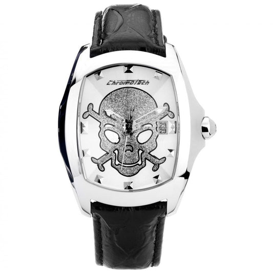 Chronotech Black Leather Dress Watch 1728,67434610848,Accessories,Black,Chronotech,Dress Watches - Watches - Accessories,Men,New with tags,Watches - Accessories