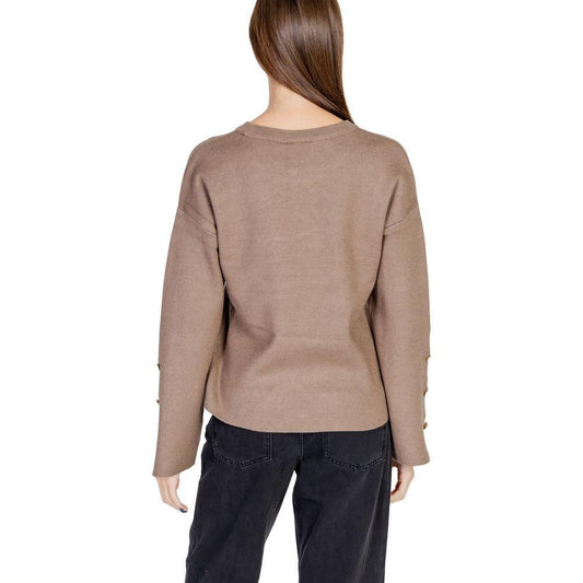 Vila Clothes Gray Viscose Sportswear VI-15571500147-IT42|M