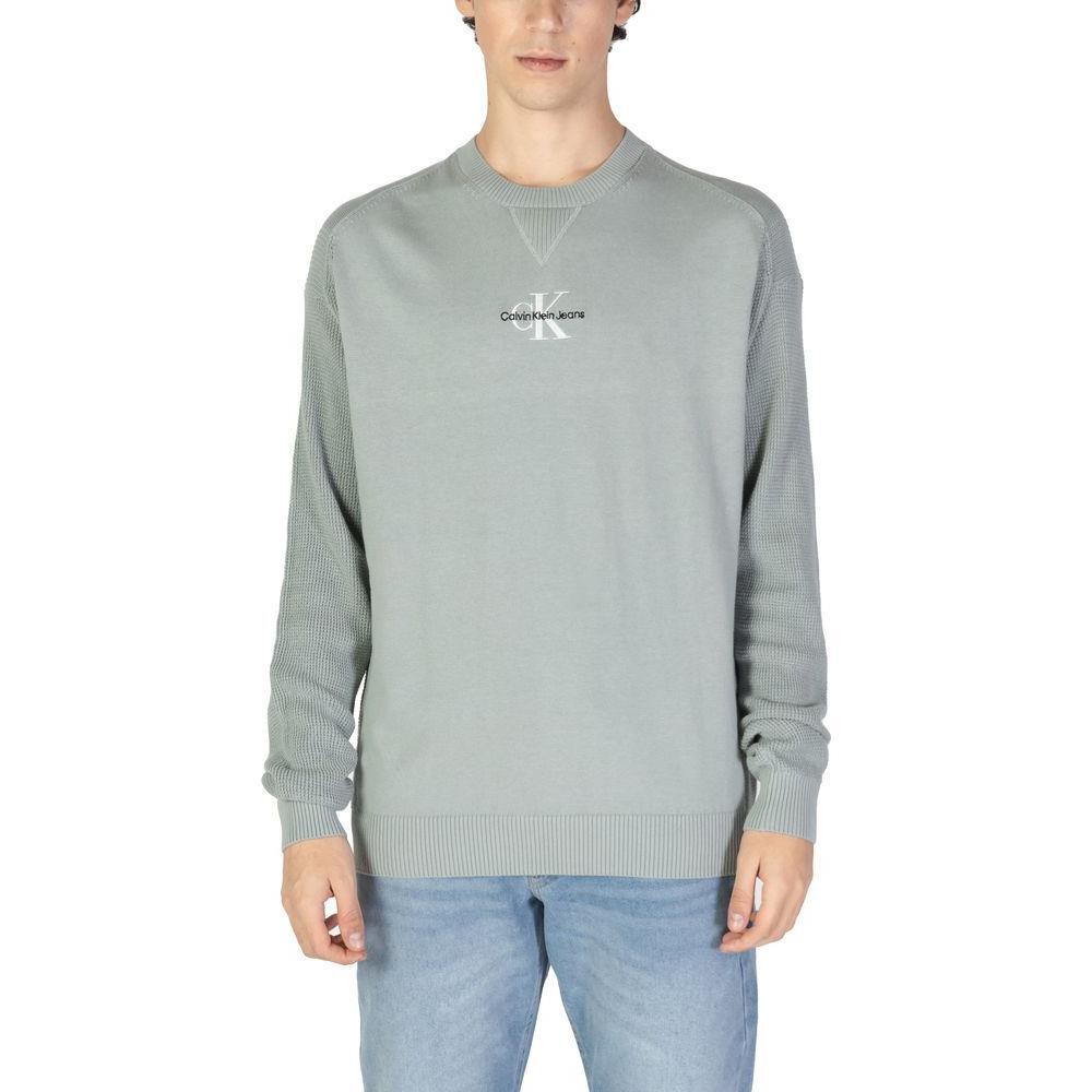 Calvin Klein Jeans Green Cotton Sweater CA-15729102482-IT52 | XL