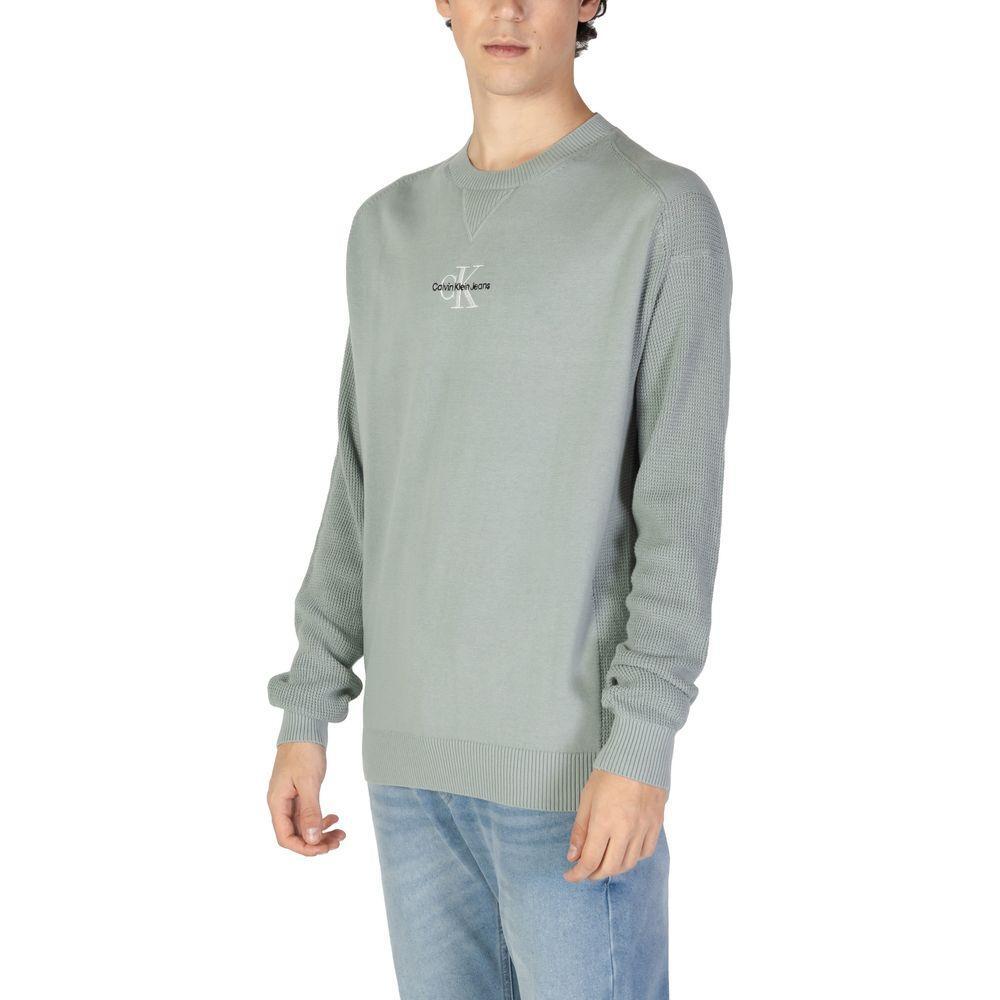 Calvin Klein Jeans Green Cotton Sweater CA-15729102482-IT52 | XL