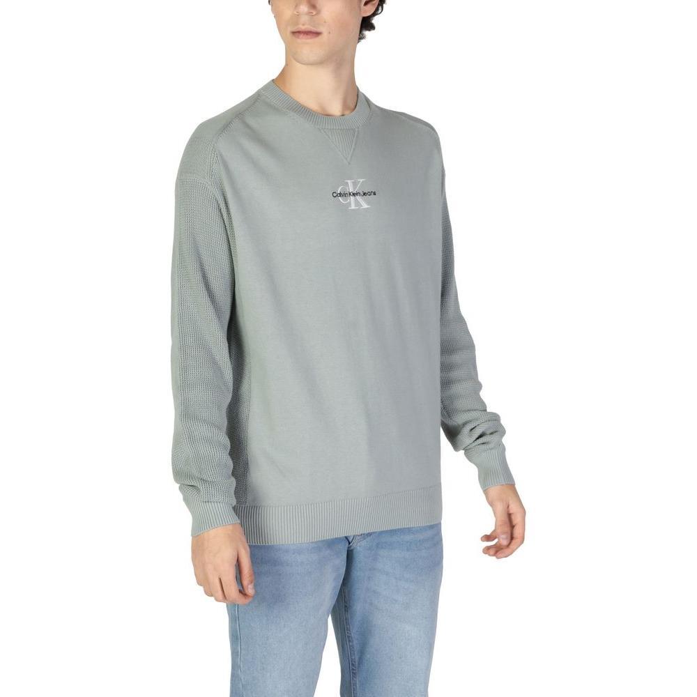 Calvin Klein Jeans Green Cotton Sweater CA-15729102482-IT52 | XL