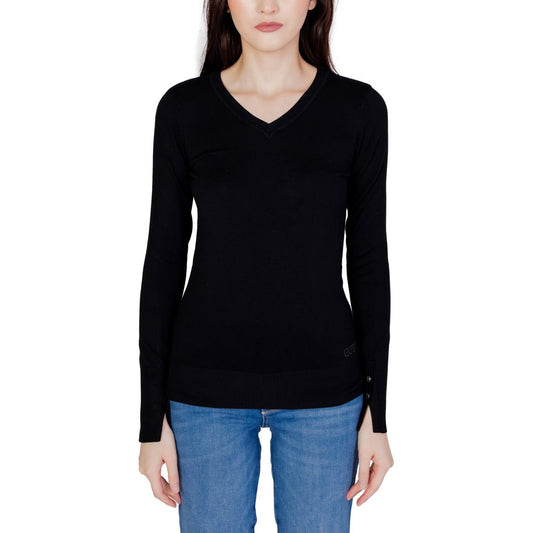 Guess Black Cotton Sweatshirt 1728,71956299936,Black,Clothing,Guess,IT38|XS,IT40|S,IT44|L,New with tags,Sweaters - Clothing,Sweatshirts - Sweaters - Clothing,Women