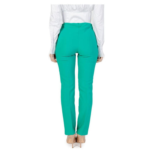 Sandro Ferrone Green Polyester Pant SA-13496100148-IT40 | XS