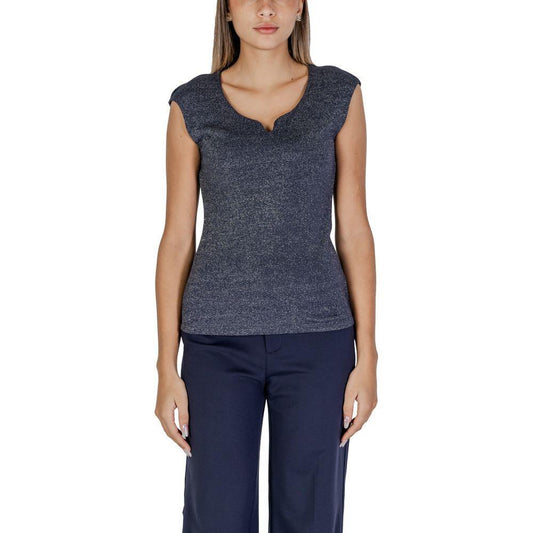 Street One Blue Viscose Tank Top ST-15624000010-IT40|S