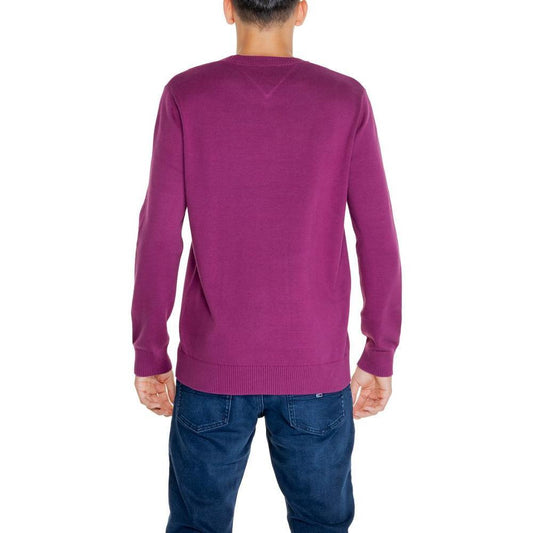 Tommy Hilfiger Jeans Purple Organic Cotton Sweater TO-14566002214-IT52 | XL