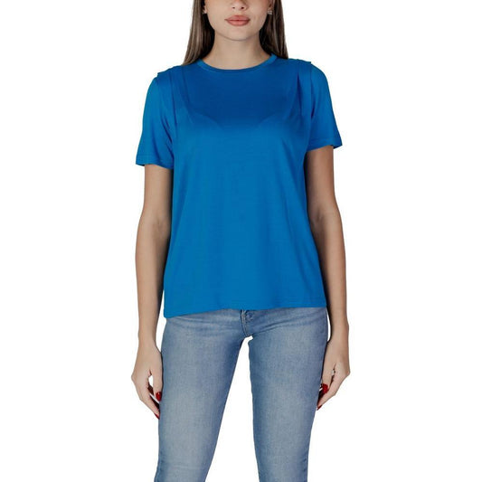 B.Young Blue Modal T-Shirt BY-14884900010-IT40|S
