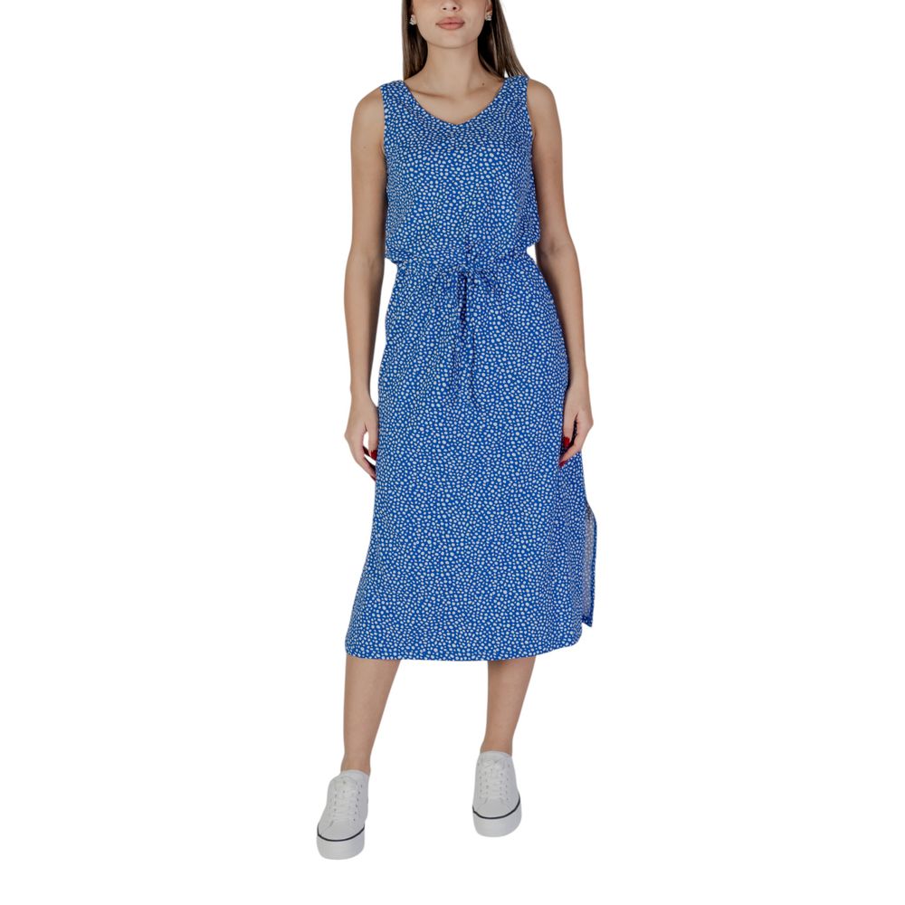 B.Young White Cotton Long Dress
