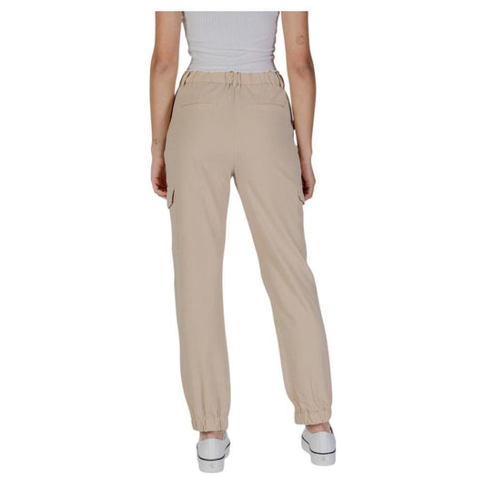 B.Young Beige Polyester Pant BY-14924902507-IT38|XS