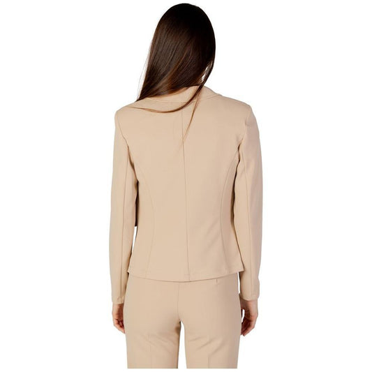 Rinascimento Beige Polyester Blazer RI-12084800127-IT40|S
