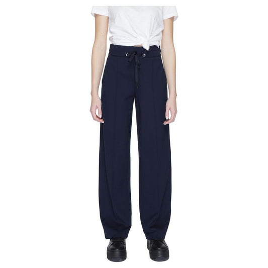 Street One Blue Viscose Pant ST-13508300010-W42 | L32