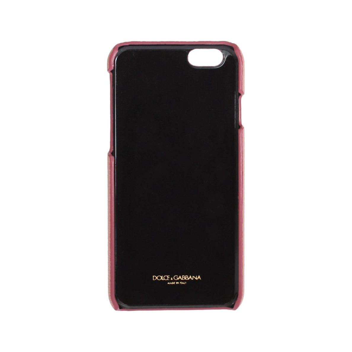 Dolce & Gabbana Pink Leather Heart Crystal Phone Case 1728,67345645728,Accessories,crystals,Dolce & Gabbana,Material: 100% leather,New with tags,Other - Women - Accessories,Other Accessories - Accessories,Pink,Women,Women - Accessories
