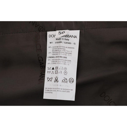 Dolce & Gabbana Gray STAFF Cotton Striped Vest1728,20% Viscose,67345645728,Clothing,Dolce & Gabbana,Gray,IT50 | L,Material: 80% Cotton,Men,Men - Clothing,New with tags,Suits & Blazers - Clothing,Vests - Men - Clothing,Waistcoats - Suits & Blazers - Clothi