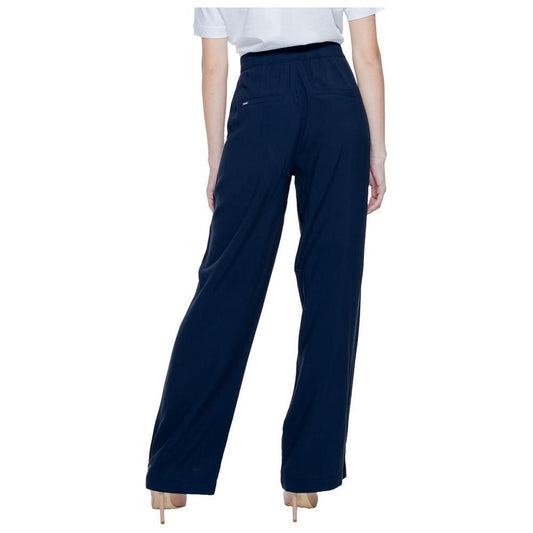 Street One Blue Viscose Pant ST-14424900010-W34 | L30