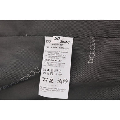 Dolce & Gabbana Gray STAFF Cotton Striped Vest1728,20% Viscose,67345645728,Clothing,Dolce & Gabbana,Gray,IT50 | L,Material: 80% Cotton,Men,Men - Clothing,New with tags,Suits & Blazers - Clothing,Vests - Men - Clothing,Waistcoats - Suits & Blazers - Clothi
