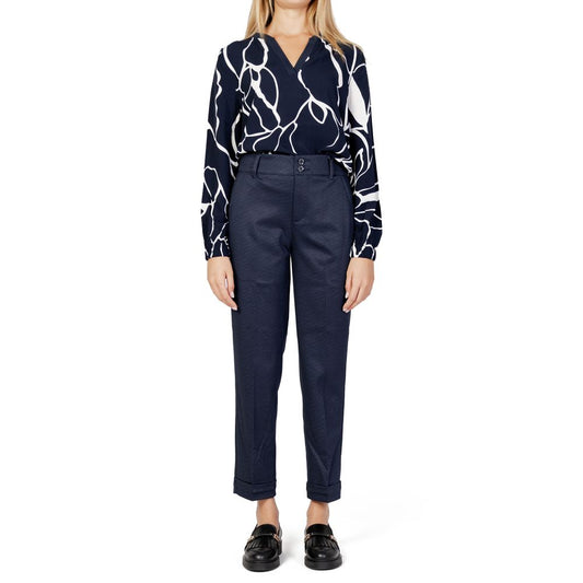 Street One Blue Viscose Pant ST-13115200010-W44 | L28