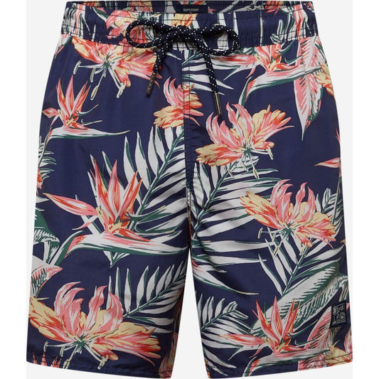 Superdry Blue Polyester Swim Short SU-15819600010-IT44 | S