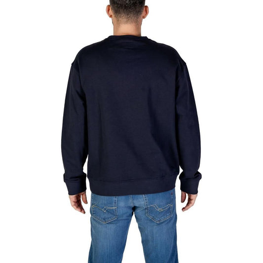 Refrigiwear Blue Cotton Sweatshirt RE-15821200010-IT52 | XL