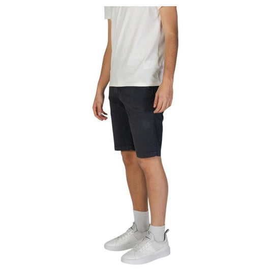 Refrigiwear Blue Cotton Bermuda RE-15824000010-W32