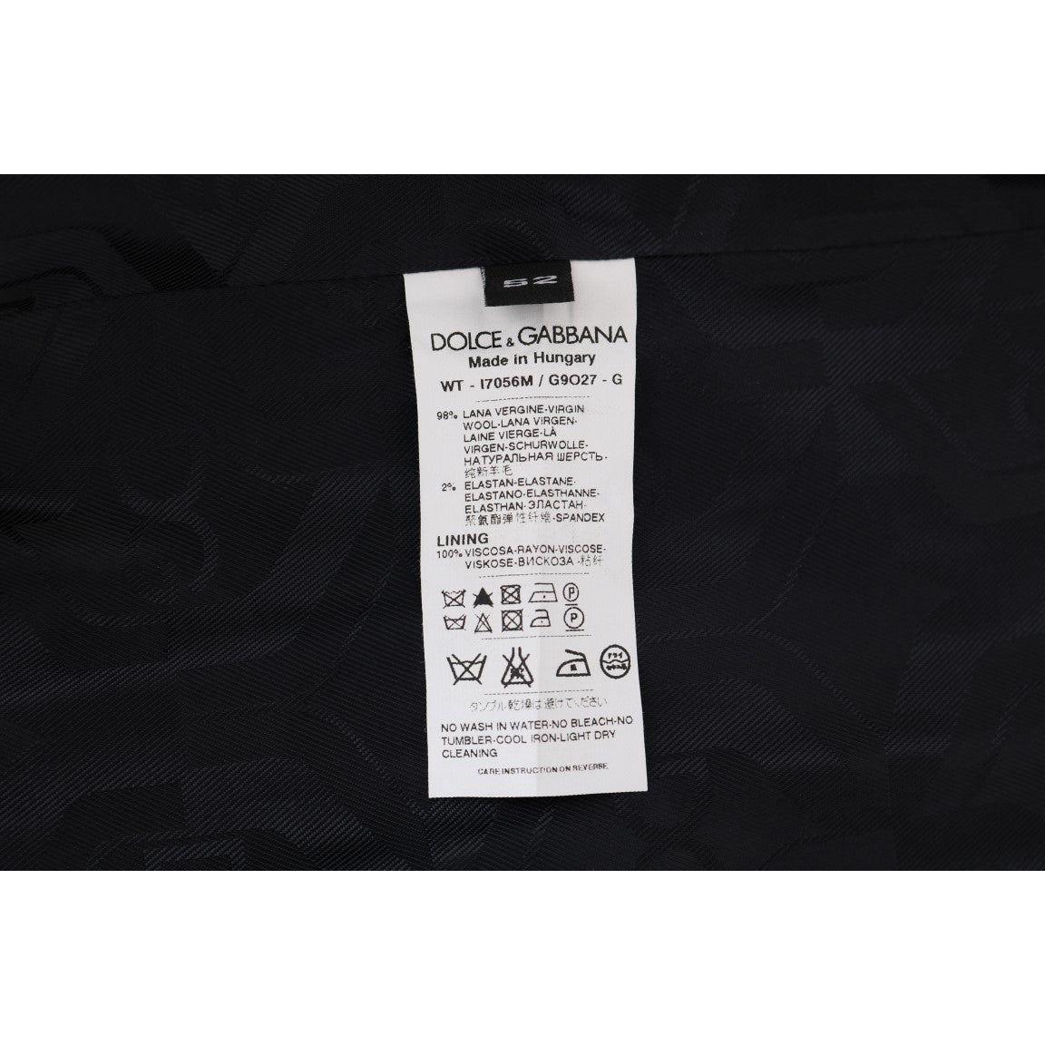 Dolce & Gabbana Gray Wool Stretch Vest1728,3% Elastane,67345645728,Clothing,Dolce & Gabbana,Gray,IT52 | XL,Material: 97% Wool,Men,Men - Clothing,New with tags,Suits & Blazers - Clothing,Vests - Men - Clothing,Waistcoats - Suits & Blazers - Clothing