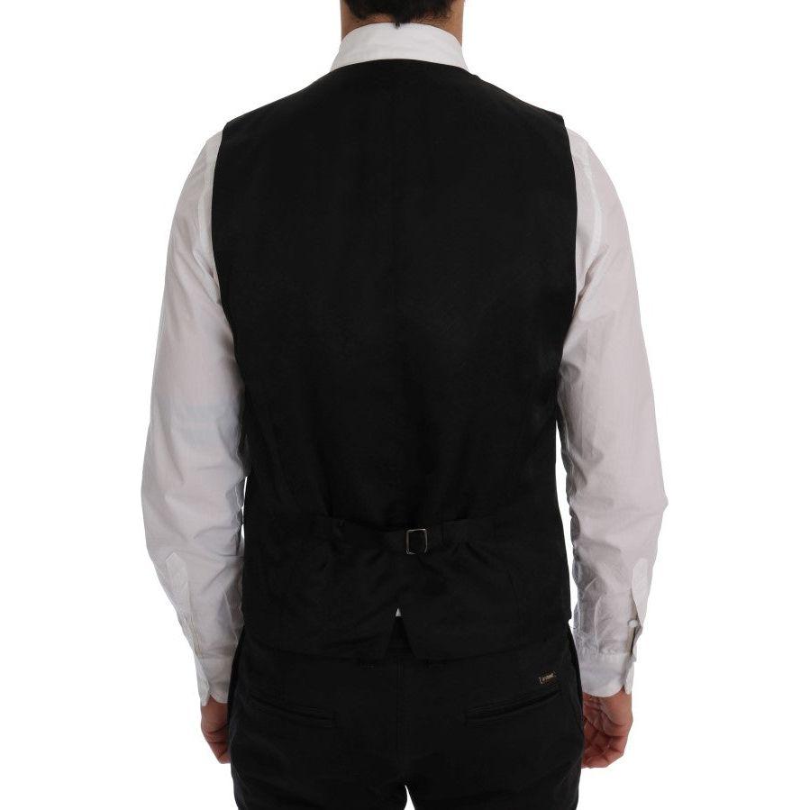 Dolce & Gabbana Blue Wool Stretch Vest1728,3% Elastane,67345645728,Blue,Clothing,Dolce & Gabbana,IT50 | L,Material: 97% Wool,Men,Men - Clothing,New with tags,Suits & Blazers - Clothing,Vests - Men - Clothing,Waistcoats - Suits & Blazers - Clothing