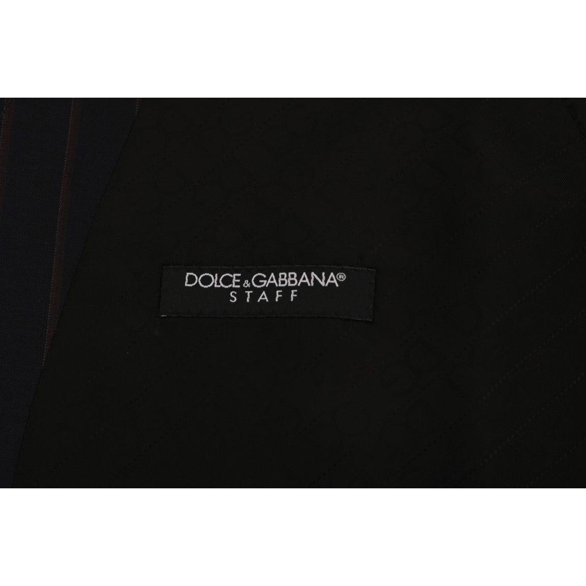 Dolce & Gabbana Blue Wool Stretch Vest1728,3% Elastane,67345645728,Blue,Clothing,Dolce & Gabbana,IT50 | L,Material: 97% Wool,Men,Men - Clothing,New with tags,Suits & Blazers - Clothing,Vests - Men - Clothing,Waistcoats - Suits & Blazers - Clothing