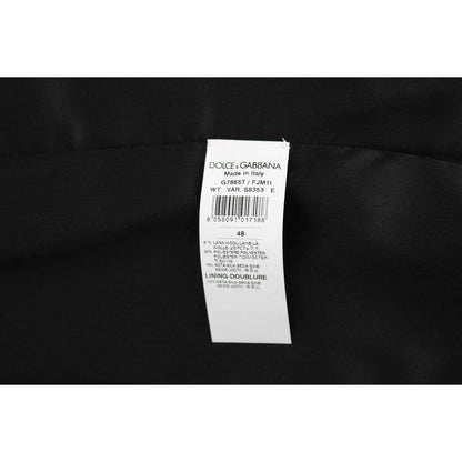 Dolce & Gabbana Black Polka Dot Pattern Vest1728,19% Silk,30% Polyester,67345645728,Black,Clothing,Dolce & Gabbana,IT48 | M,Material: 51% Wool,Men,Men - Clothing,New with tags,Suits & Blazers - Clothing,Vests - Men - Clothing,Waistcoats - Suits & Blazers