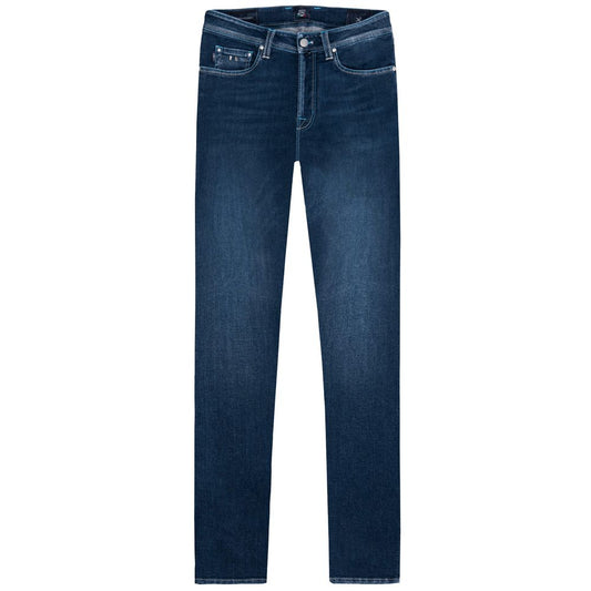 Tramarossa Blue Cotton Men Jeans TR-14408-W30