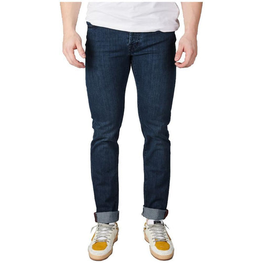 Tramarossa Blue Cotton Jeans & Pant TR-14416-W30