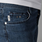 Tramarossa Blue Cotton Jeans & Pant TR-14416-W30