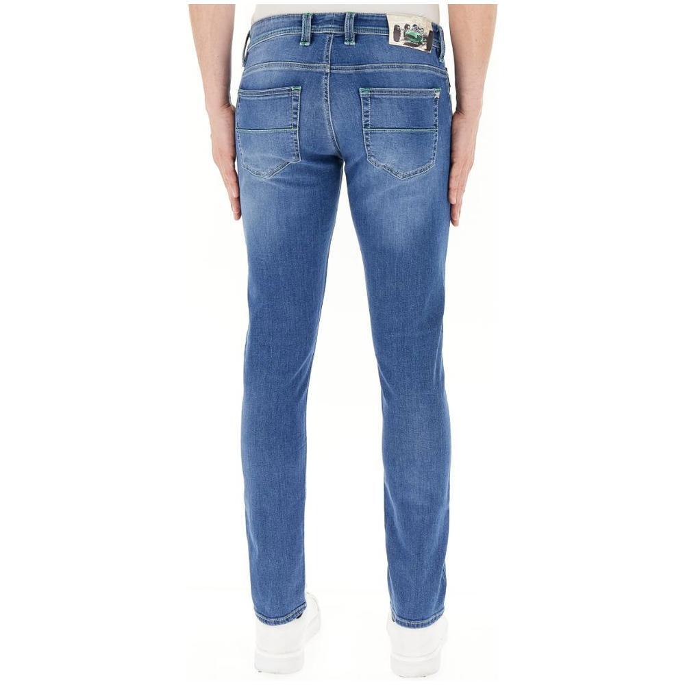 Tramarossa Blue Cotton Jeans & Pant TR-14420-W33