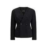 The Andamane Doubled-breasted Jacket TH-T173049ATNW050BLACK-IT42 | L