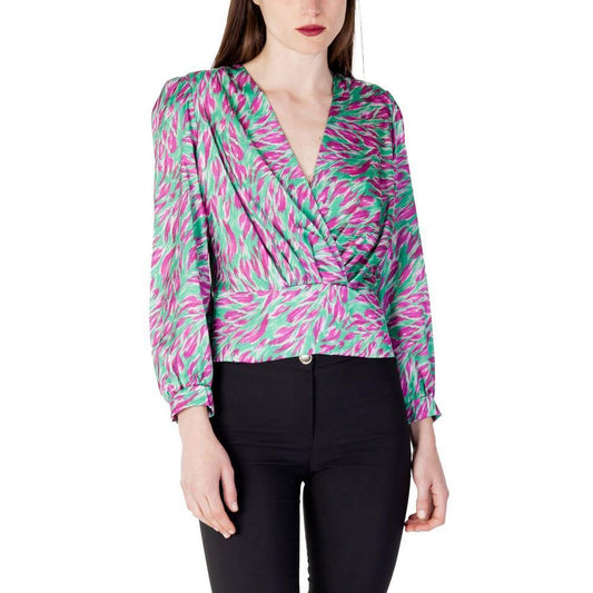 Rinascimento Green Polyester Blouse RI-11296400148-IT40|S