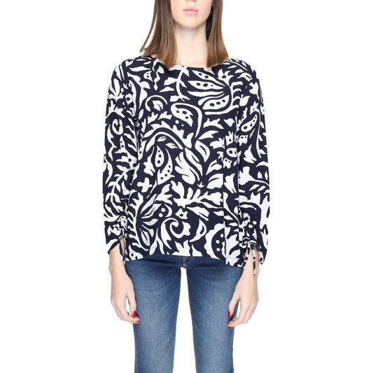 Street One Blue Viscose Blouse ST-14090300128-34 | XXS