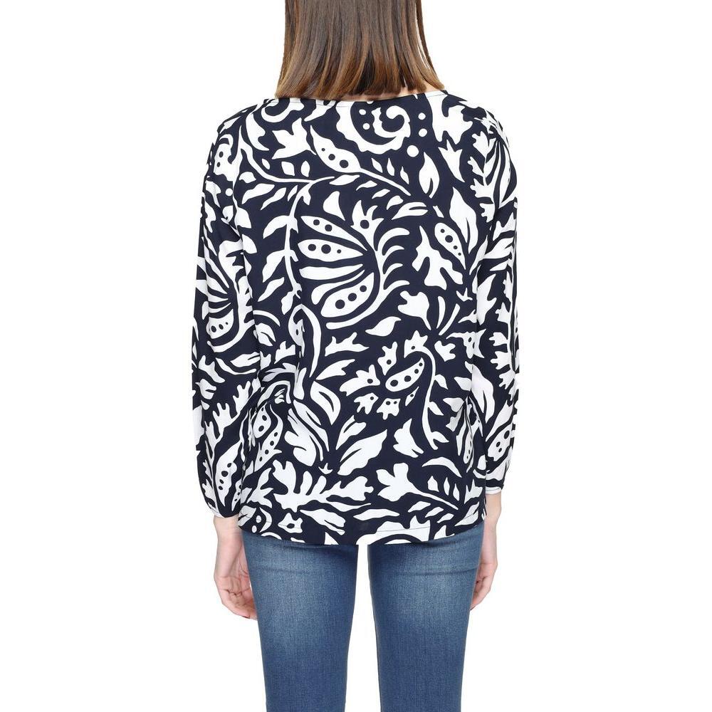 Street One Blue Viscose Blouse ST-14090300128-34 | XXS