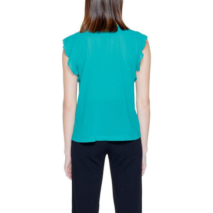 Rinascimento Bicolor Polyester Blouse