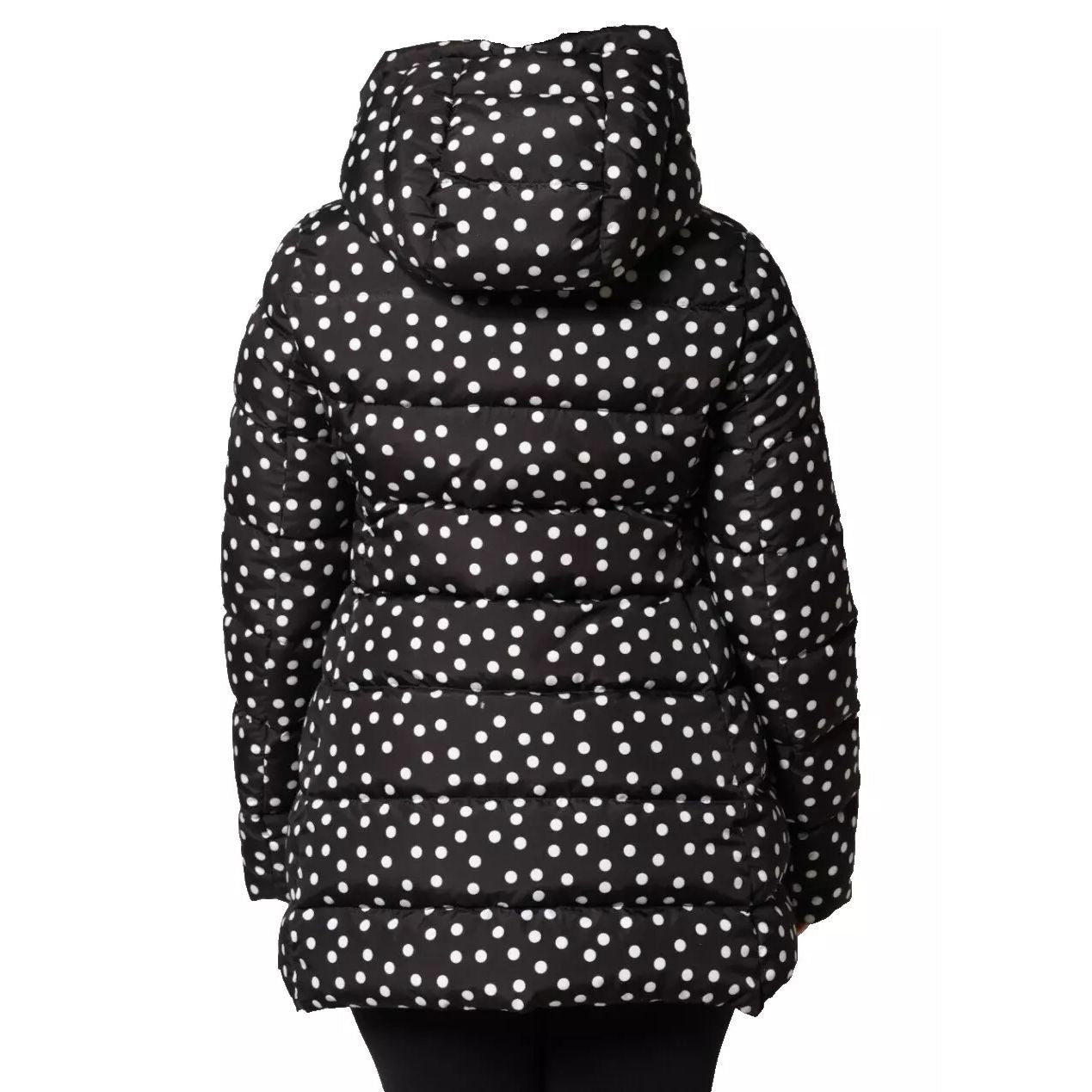 Dolce & Gabbana Black Polyester Hooded Reversible Jacket 1728,67345645728,Black,Clothing,Dolce & Gabbana,Hoodies - Sweaters - Clothing,IT36|XXS,IT38|XS,IT40|S,IT42|M,IT44 | L,Jackets & Coats - Clothing,Jackets & Coats - Women - Clothing,Material: 100% Pol