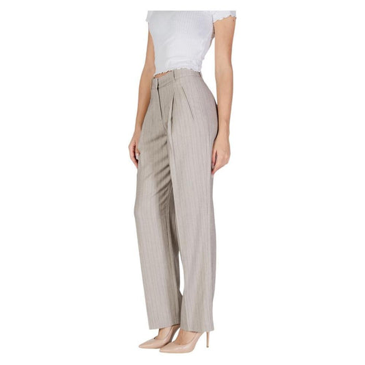 Vero Moda Gray Polyester Pant VE-15677000137-36/34 (W40)