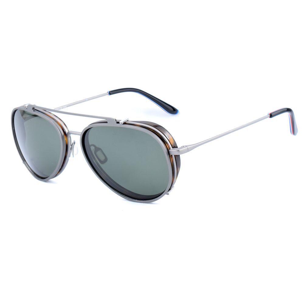Vuarnet Gray Stainless Steel Glasses (Frames)