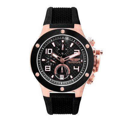 Bobroff Black Rubber Sport Watch 1728,67434610848,Accessories,Black,Bobroff,Men,New with tags,Sport Watches - Watches - Accessories,Watches - Accessories