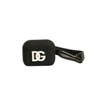 Dolce & Gabbana Black Silicone Rubber Logo Embossed Airpods Case