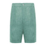 Alpha Studio Green Linen Short AL-14705-IT52 | XL