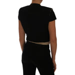 Dolce & Gabbana Black Short Croped Blazer Jacket TSH2408-38