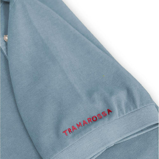 Tramarossa Light Blue Cotton Men Polo Shirt TR-14957-M