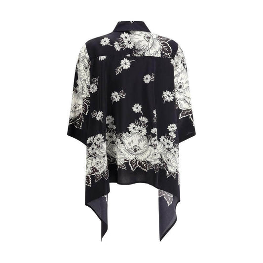 P.A.R.O.S.H. Asymmetric Floral print Shirt PA-D381224813-S