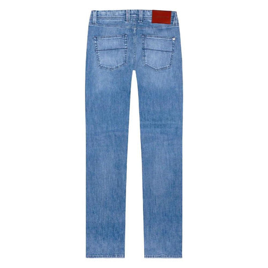 Tramarossa Blue Cotton Jeans & Pant TR-15034-W32