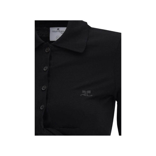 Courrèges Polo with twisted detail CO-225JPO048JS01939999-M